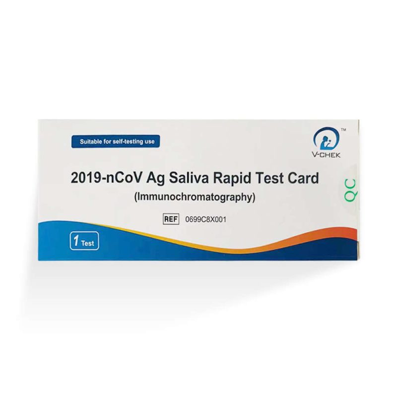 2019-nCoV Ag Rapid Saliva Test Card CE self test